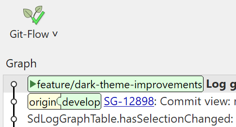 Git-Flow feature: after integrating develop, finish becomes the default.