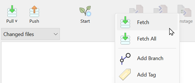 Customize the toolbar in the standard window.