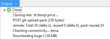 Processing of GIT-LFS-managed files