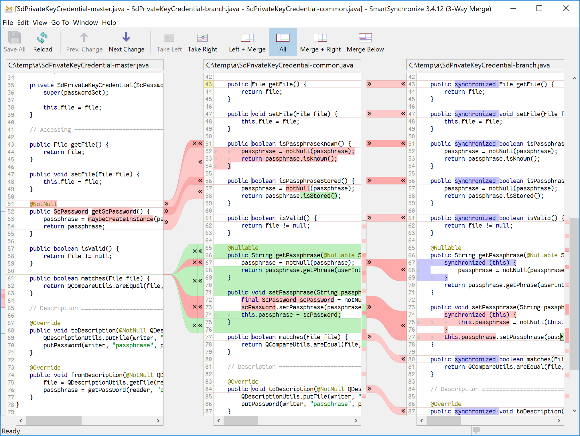 SmartSynchronize 3-way-File-Merge